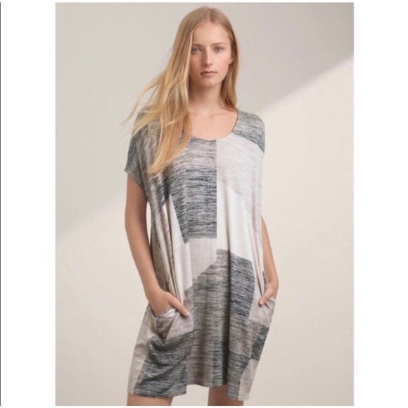 Wilfred Aritzia LORELAI Dress Shift Jersey Knit Stretch Casual Summer Sz S - Picture 14 of 16
